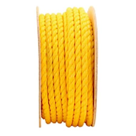 Mibro Group MIBRO Group 235090 0.75 in. x 100 ft. Yellow Twisted Polypropylene Rope 235090